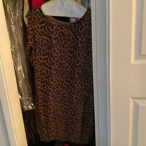 Leopard dress soft fabric great for leggings or any occasion